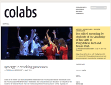 Tablet Screenshot of colabs.akbild.ac.at