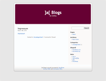 Tablet Screenshot of blogs.akbild.ac.at